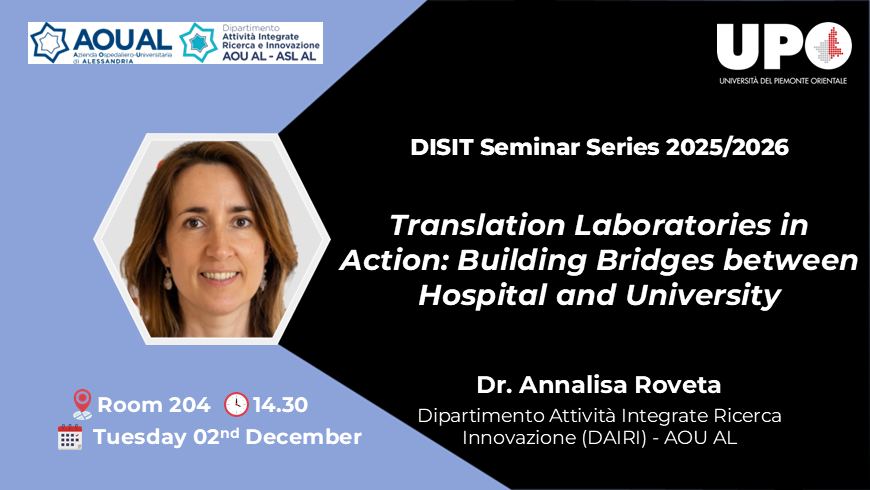  "DISIT Seminar Series" 