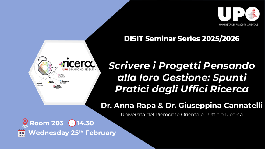 DISIT Seminar Series