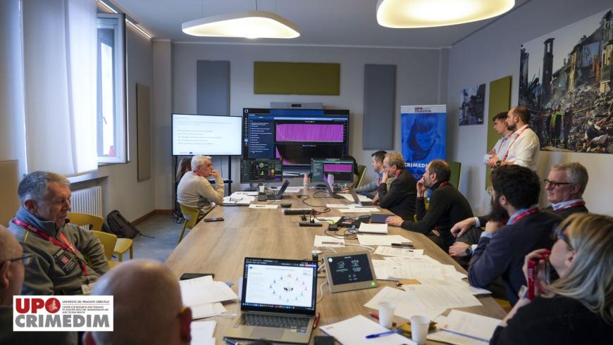 Una fase della simulazione di PREPSHIELD