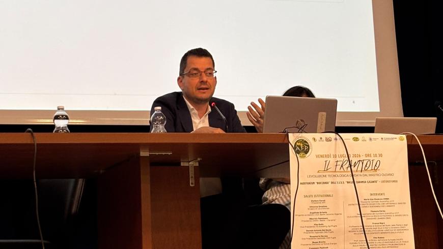 Il professor Rubino relatore a "Il Frantoio"